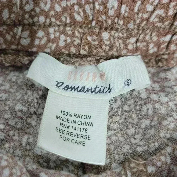 Urban Romantics Size Small Women's Floral Drawstring Loose Shorts - Picture 8 of 8